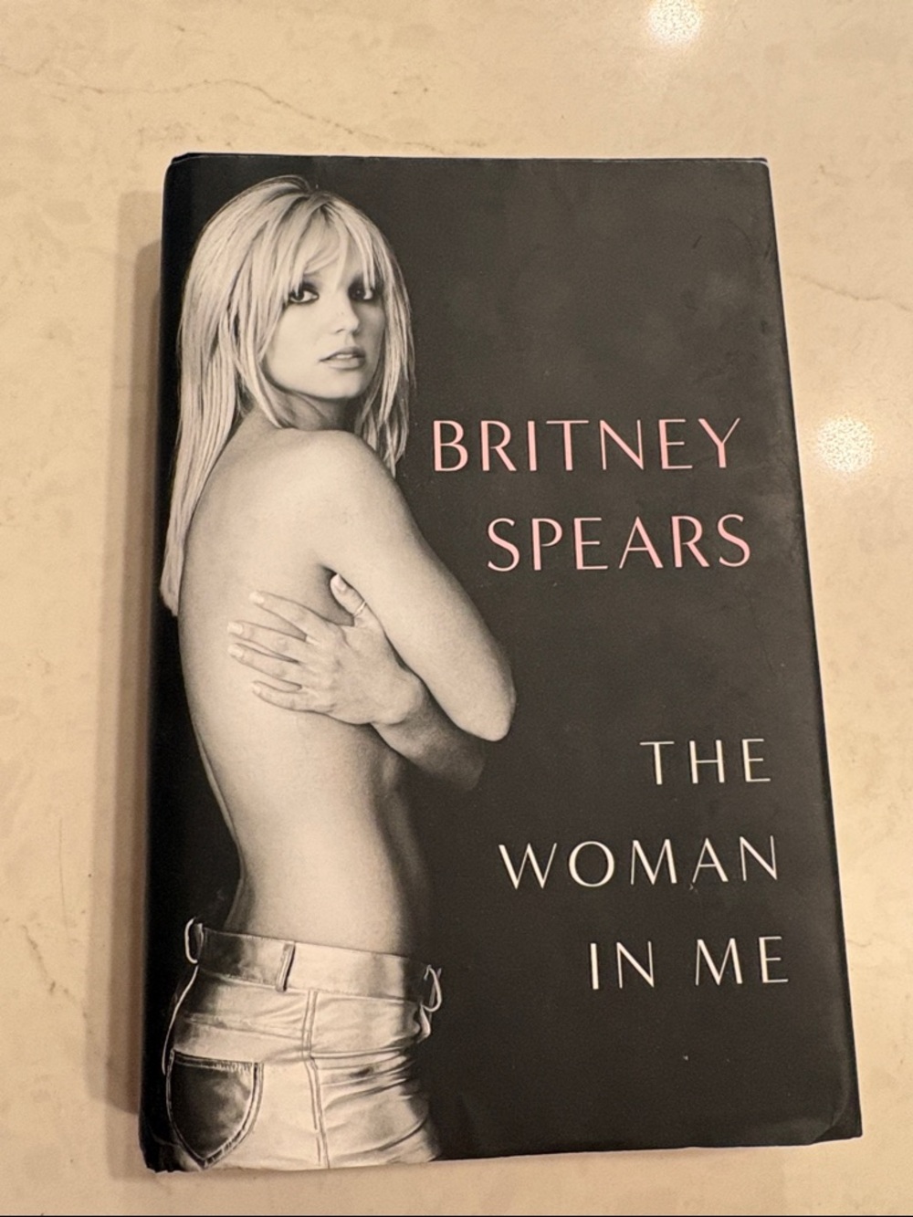Britney Spears "The Woman in Me" Hardcover Book - Black & Pink Cover